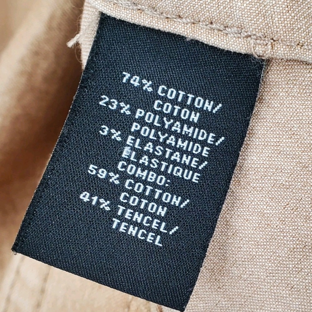 Women's Lafayette 148 New York Button Front Fitted Utility Jacket Size 6 A7 - Picture 4 of 4